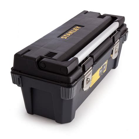 stanley 26 metal tool box|stanley heavy duty tool box.